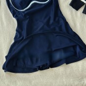 HSPN205B100005 新款吊帶連體裙式泳衣美式辣妹休閑泳衣