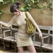 HSPN207A100004 泰迪熊小眾甜美顯白遮肉比基尼四件遮陽罩衫