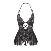 LPLT6319100012 性感露背情趣內衣透視網紗火辣開檔修身連體衣制服套裝