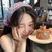 LWBC6326100004 三角巾頭巾女甜美可愛出游拍照手工針織包頭巾