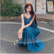 LWBC6326100035 度假風流蘇設計感疊穿鏤空罩衫女