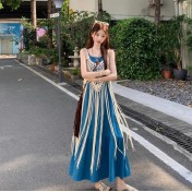 LWBC6326100035 度假風流蘇設計感疊穿鏤空罩衫女