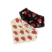 LWBC6326100038 秋出游甜美可愛風手工針織發帶女發飾針織鉤花頭巾夏三角巾