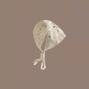 LWBC6326100060 春秋韓版時尚針織鉤花鏤空三角巾女甜美可愛少女風花朵頭巾發帶潮