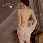 LPLT6319100078 性感夏季情趣內衣激情誘惑輕紗肚兜短褲披肩漢服制服套裝