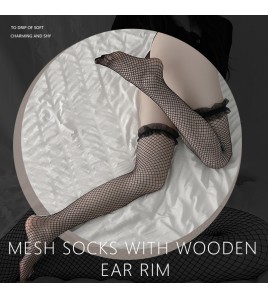 LPLT6319100111 春夏新款女 超薄性感誘惑長筒網眼絲襪火辣過膝襪高筒絲襪