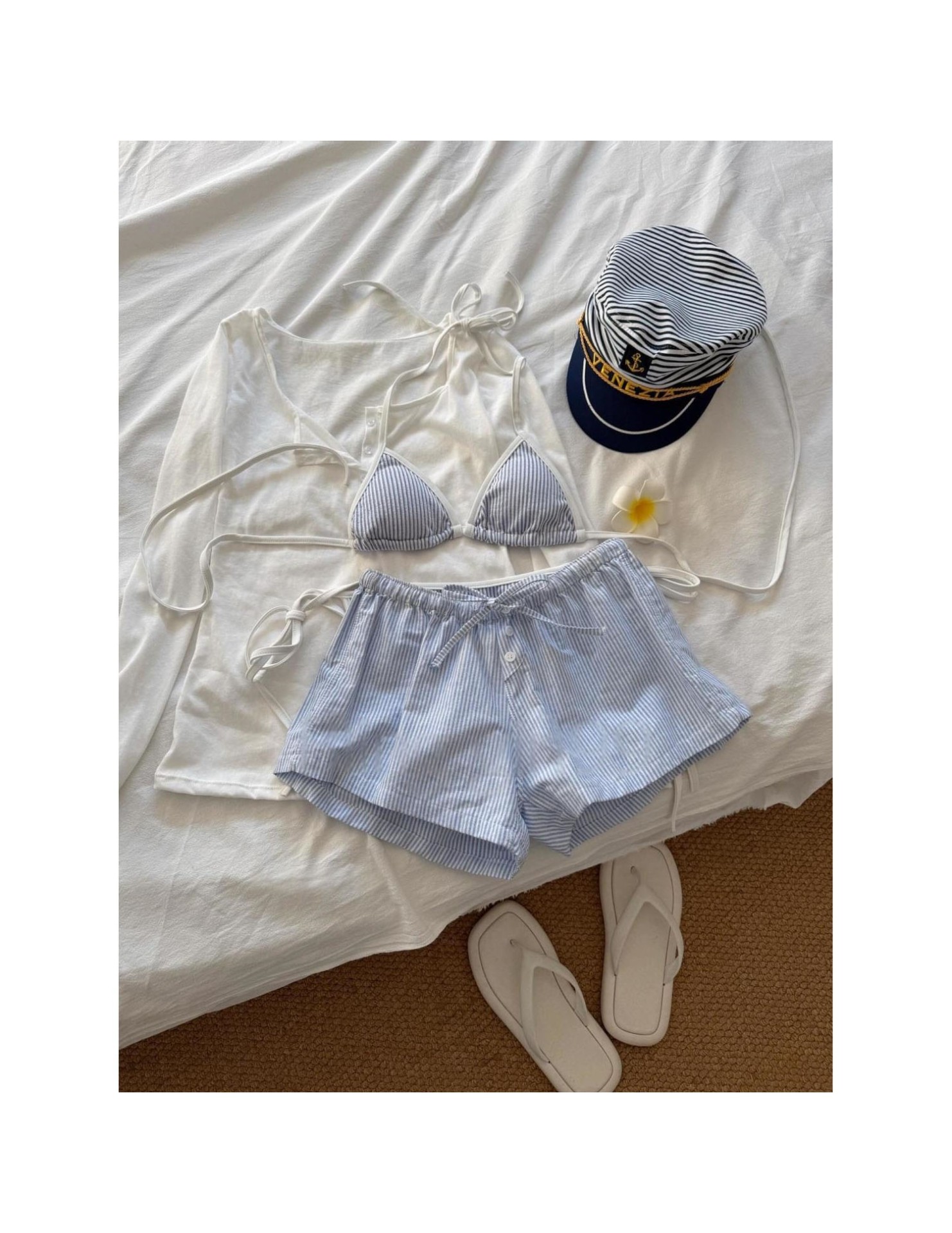 HSPN6415100001 顯瘦比基尼韓系風溫泉泳衣女度假風遮肉性感沙灘穿