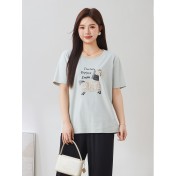 FCTP6420001 重工刺繡個性上衣胖mm寬鬆顯瘦透氣薄款t卹