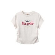 FCPS6423002 慵懶小鯊短袖t卹2026夏新款時尚美式復古印花圓領上衣女