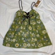 FCSE6424002 2026春休閒風減齡顯瘦碎花吊帶波點半身裙兩件女修身百搭套裝