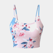 LYOK6626001 Yoga Style Sports Bra, Shockproof, Push-up, Fitness Training Bra with Beautiful Back