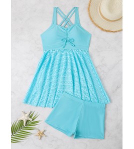 LYXN661702 New Style Skirt-Style Two-Piece Swimsuit for Women - Fashionable, Conservative, and Slimming