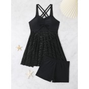 LYXN661702 New Style Skirt-Style Two-Piece Swimsuit for Women - Fashionable, Conservative, and Slimming
