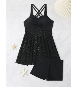 LYXN661702 New Style Skirt-Style Two-Piece Swimsuit for Women - Fashionable, Conservative, and Slimming