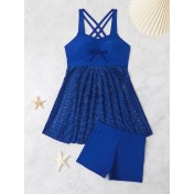 LYXN661702 New Style Skirt-Style Two-Piece Swimsuit for Women - Fashionable, Conservative, and Slimming