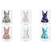 LYXN6628001 New Fashionable and Sexy Sleeveless Printed Beach Swimsuit for Women