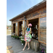 FCSE6717002 Stylish Linen Sleeveless Vest Dress
