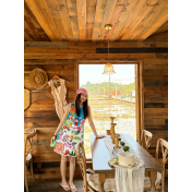 FCSE6717002 Stylish Linen Sleeveless Vest Dress