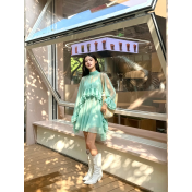 FCSE68030001 Elegant Chiffon Fashionable Inner Layer Camisole Cape Dress Two-Piece Set