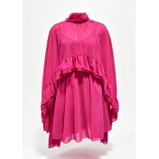 FCSE68030001 Elegant Chiffon Fashionable Inner Layer Camisole Cape Dress Two-Piece Set