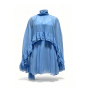 FCSE68030001 Elegant Chiffon Fashionable Inner Layer Camisole Cape Dress Two-Piece Set