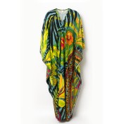 FCSE61011002 Four-way stretch quick-drying beach cover-up with knitted front for vacation bikini top
