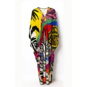 FCSE61011002 Four-way stretch quick-drying beach cover-up with knitted front for vacation bikini top