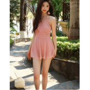 HSPN61010001 - A swimsuit for young girls with a pure yet alluring vibe, youthful, sweet, conservative, and gentle style, featuring a push-up, slim fit, and a flat-chested silhouette.