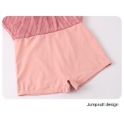 HSPN61010001 - A swimsuit for young girls with a pure yet alluring vibe, youthful, sweet, conservative, and gentle style, featuring a push-up, slim fit, and a flat-chested silhouette.