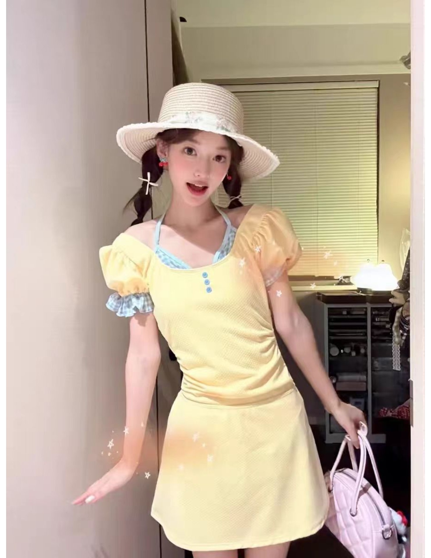 LHN26041 LYCKA 連體泳衣