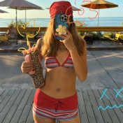 LZX26021 LYCKA 分體泳衣