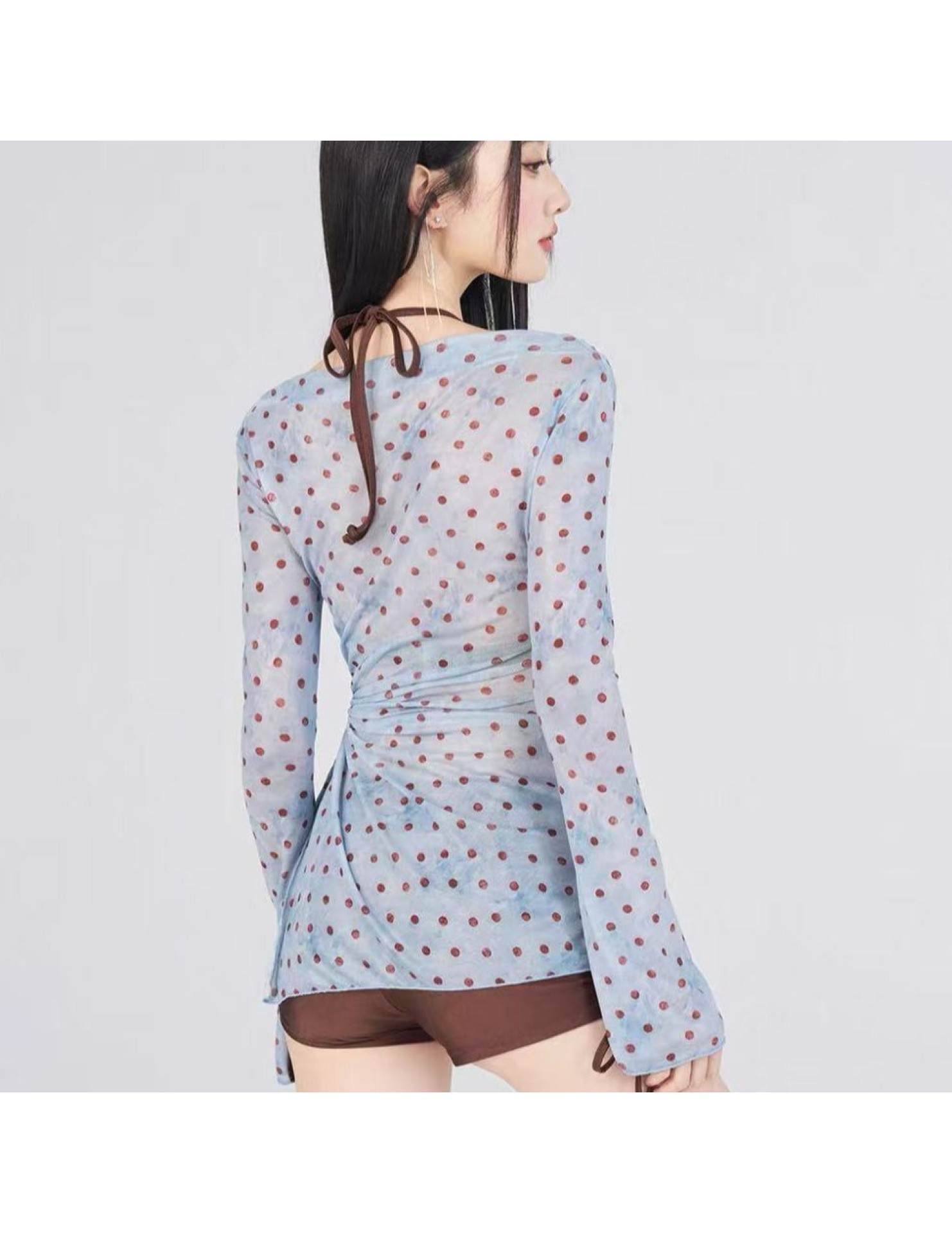 新款游泳衣女分體式三件套遮肚顯瘦聚攏小胸韓國ins風泡溫泉