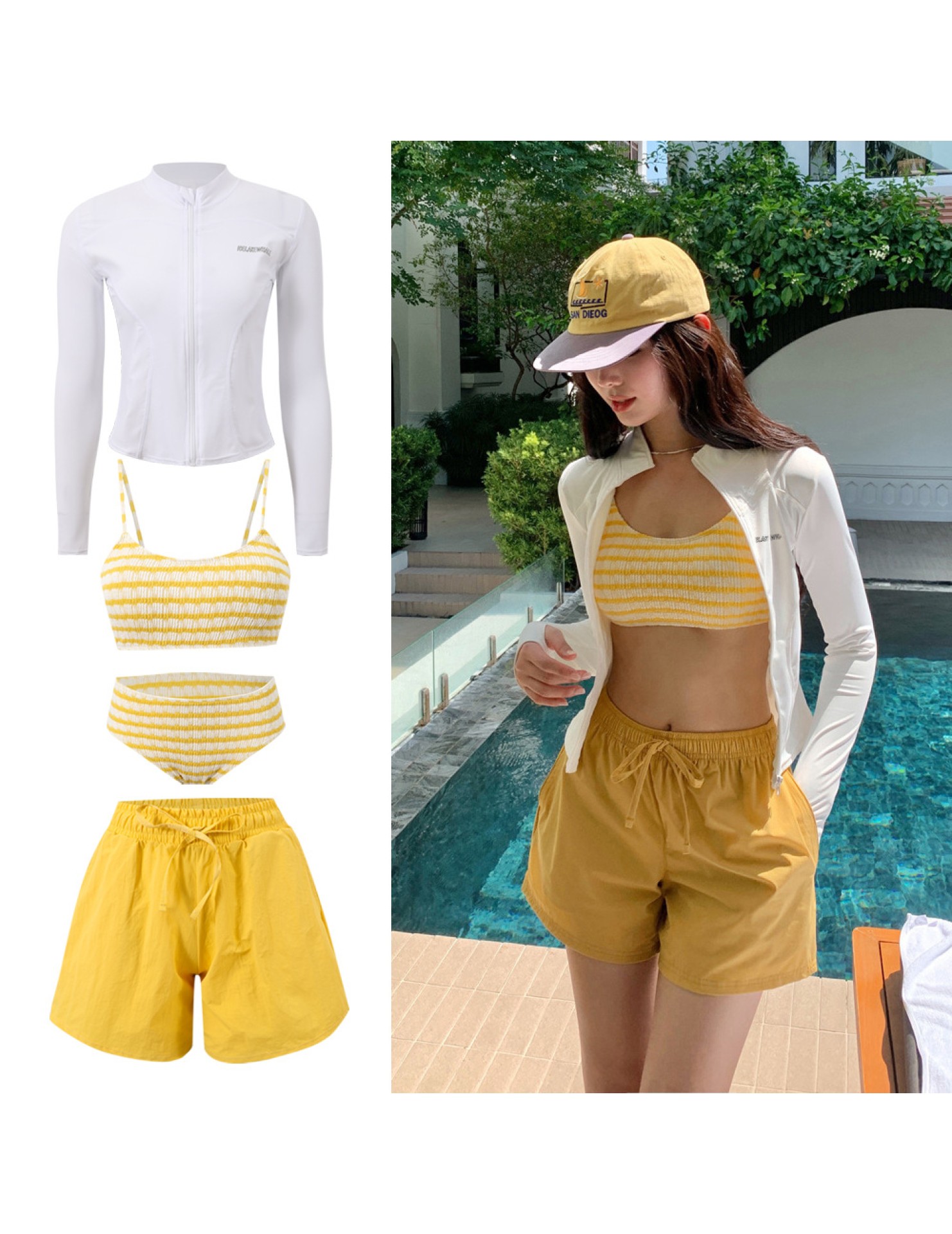 LZX26028 LYCKA 分體泳衣