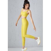 ZBG8131-女士時尚瑜珈運動健身套裝內衣健身褲兩件套